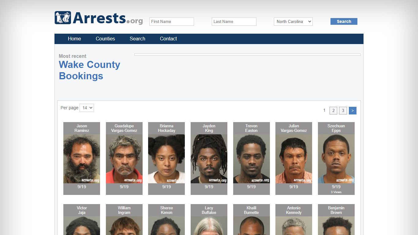 Wake County Arrests and Inmate Search